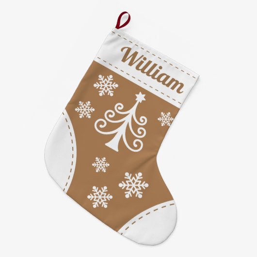 Elegant Tree-kerststop Grote Kerstsok (Voorkant (Hangend))