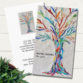 Elegant Tree Life Coach Visitekaartje