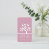 Elegant Tree Yoga Instructor Class Pass Loyalty (Staand voorkant)