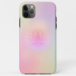 Elegant Trendy Cool Lotus Holographic iPhone 11 Pro Max Hoesje