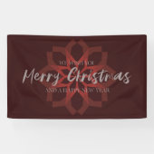 Elegant, trendy, cool "We wensen jullie prettige k Spandoek (Horizontaal)