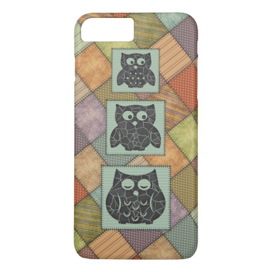 Elegant trendy girly beukt patchwork Case-Mate iPhone case (Achterkant)