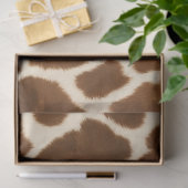 Elegant Trendy Koe Faux Leather Collectie Tissuepapier (Geschenk)