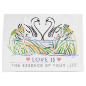 Elegant Trendy Large Gift Bag Groot Cadeauzakje (Voorkant)