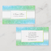 Elegant Trendy Luxe Green Visitekaartje (Voorkant / Achterkant)