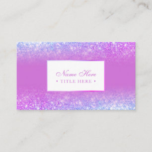 Elegant Trendy Luxury Paars Visitekaartje
