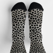 Elegant Trendy Luxury White Leopard Collectie Sokken (Top)