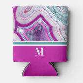 Elegant trendy modern Initiaal monogram Blikjeskoeler (Voorkant)