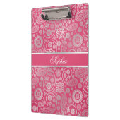 Elegant trendy paisley florale afbeelding klembord (Links)