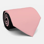 Elegant Trendy roze zwart beeld Stropdas (Opgerold)
