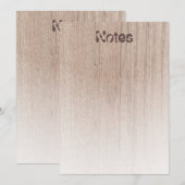 Elegant Trendy Sjabloon Distress Text Wood Kijk ui (Voorkant / Achterkant)