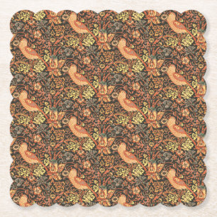 Elegant Trendy William Morris Papier Servet Kartonnen Onderzetters
