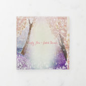 Elegant Tri-Fold Fairy Tale Wedding bevat RSVP Drieluik Uitnodiging (Cover)