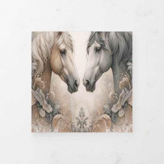 Elegant Trifold Ajouter un Faire-part de mariage p (Protection)