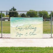 Elegant Tropical Beach Wedding Congratulations Spandoek (Insitu)