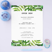 Elegant Tropical Interior Designer Flyer (Enkel)