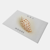 Elegant Tropical Junonia Florida Beach Shell Name Deurmat (Schuin)