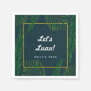 Elegant Tropical Luau Napkins Servetten