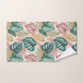 Elegant Tropical Monsteras Boho (Serviette à main)