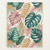 Elegant Tropical Monsteras Boho Planner (Voorkant)