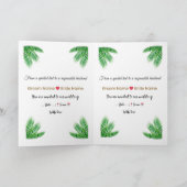 Elegant Tropical Wedding Invitation  (Intérieur)