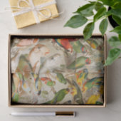 Elegant  Tropische Vogelparrots ontkoppelen Tissuepapier (Geschenk)