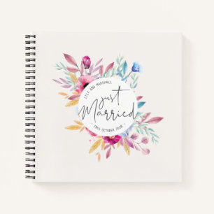 Elegant trouwde net Laptop Guestbook Notitieboek