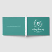 Elegant trouwjubileum gastenboek (Volledig)