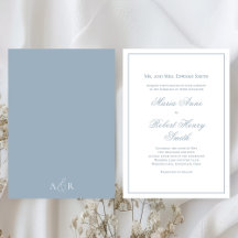 Elegant trouwkaligrafie schrift Stofblauw