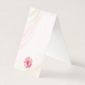 Elegant Trouwprogramma met Wilde Bloemen Kaart (Achterkant)