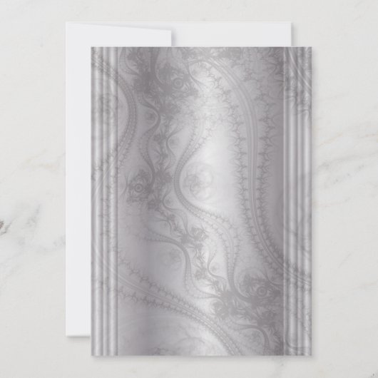 Elegant trouwuitnodiging kaart (Achterkant)