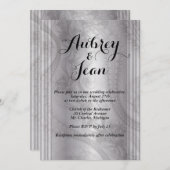 Elegant trouwuitnodiging kaart (Voorkant / Achterkant)