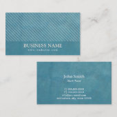 Élégant Turquoise bleu math Tutor Carte de visite (Devant / Derrière)