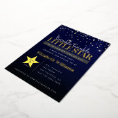 Elégant Twinkle Little Star Baby shower Invitation (Rotation)