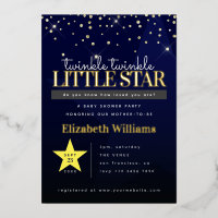 Elegant Twinkle Twinkle Little Star Baby shower