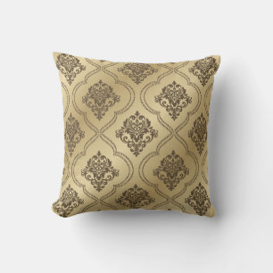 Elegant Two Color Shaded Decorative Damask Patroon Kussen