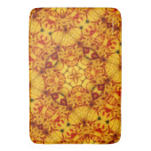 Elegant Two-Tone Red Gold Monsella Tulip Badmat (Voorkant Verticaal)