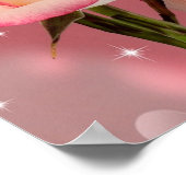 Elegant Two Tone Rozen Poster Quote Helen Keller (Hoek)