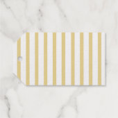 Elegant typescript Happy Birthday Gold Cadeaulabels (Achterkant (horizontaal))