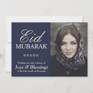 Elegant Typografie Persoonlijke Eid Mubarak Foto