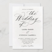 Elegant Typografie Uitnodiging (Voorkant)