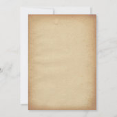 Elegant  Typografie Wedding Invitations Kaart (Achterkant)