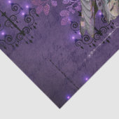 Elegant uil, blaasjes en juwelen tissuepapier (Detail)