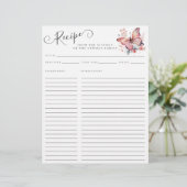 Elegant uit de keuken van de roze vlinder (Staand voorkant)