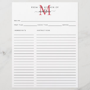 Elegant uit de keuken van het Rode Monogram