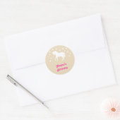 Élégant Unicorn Anniversaire Favoriser Sticker (Enveloppe)