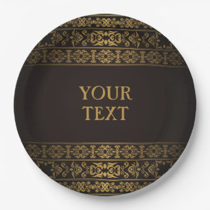 Elegant Unieke Golden Party Bord