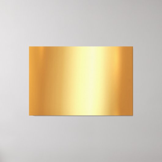Elegant Upload Your Photo on Gold Background XXL Canvas Afdruk (Voorkant)