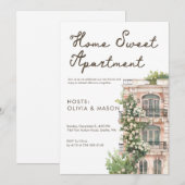 Elegant Urban Apartment Housewarming Kaart (Voorkant / Achterkant)