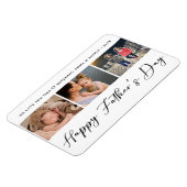 Elegant Vaderdag Foto Magneet (Linkerzijde)